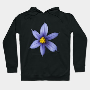 Blue and Yellow Flower Hoodie